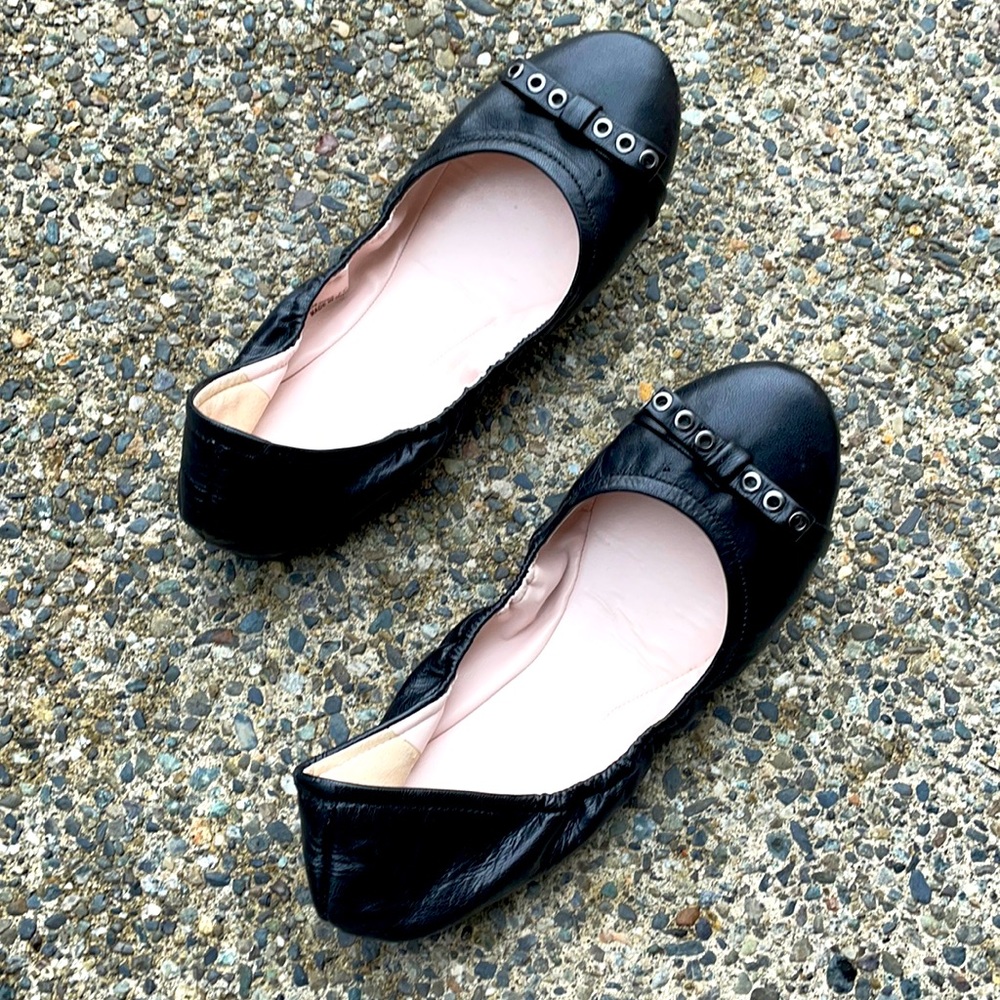 Cole Haan black flats